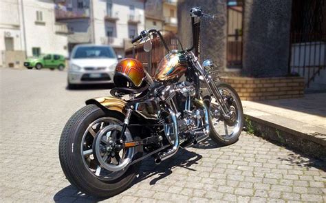 Chopper Sportster By Franks Garage Moto Custom Blog Harley