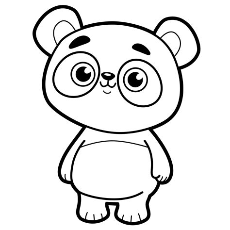 Panda Para Colorir Blog Roupinhas Tec Bebe
