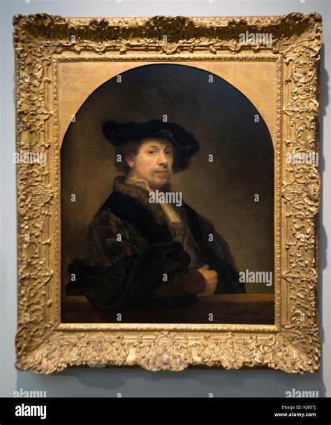 Rembrandt Self Portrait At The Age Of 34 1640 Stock Photo Alamy