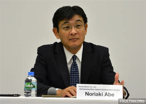 Honda Says No Future Collaboration Plans With Proton Honda Noriake Abe