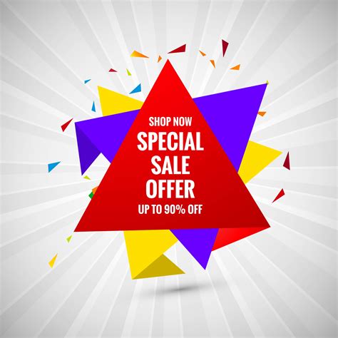 Special Sale Offer Sale Banner Creative Design 258409 Vector Art At
