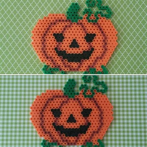 Perler Bead Pumpkin For Halloween Perler Bead Art Hama Beads My Xxx Hot Girl