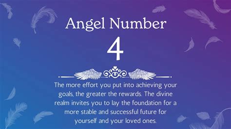 Angel Number 4 Meaning And Symbolism Numerology Sign