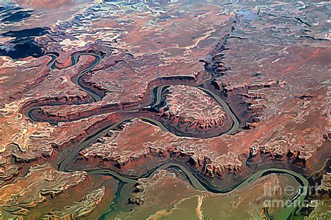 colorado river meanders through canyonlands national park in uta photograph by wernher krutein