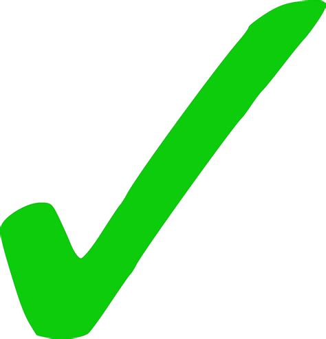 Check Mark Clipart This Image As Green Check Png Download Full