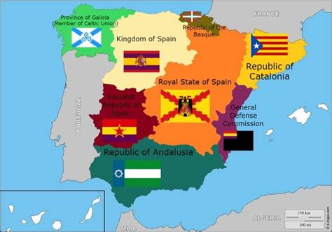 1934 Spanish Civil War If The French Republic Survived Imaginarymaps