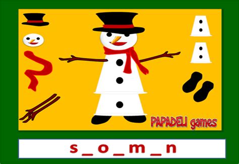 The Melting Snowman Melting Snowmen Snowman Christmas Games
