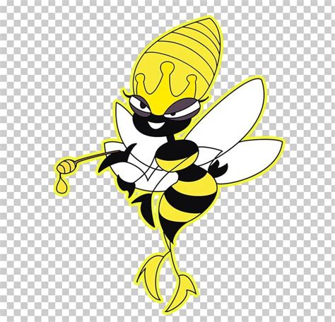Queen Bee Cartoon Honey Bee Png Animation Art Arthropod Artwork
