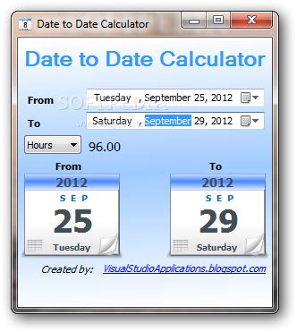 Learn more about the most common calendar system used today, or explore hundreds of other calculators addressing finance, math, fitness, health, and more. Download Date to Date Calculator 1.0
