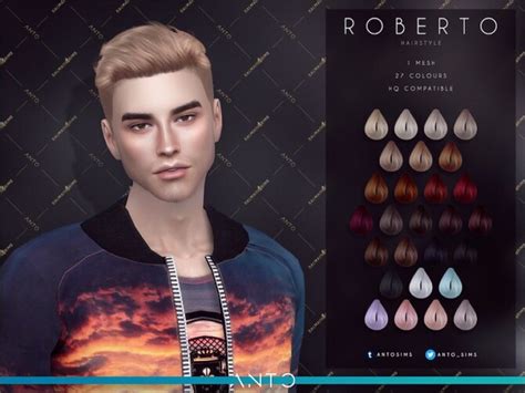 Roberto Short Male Hair By Anto At Tsr Lana Cc Finds