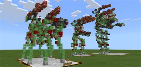 New Slime Block Robots Minecraft Pocket Edition Maps And Mods