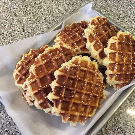 Liege Belgian Waffles With Pearl Sugar Recipe Allrecipes