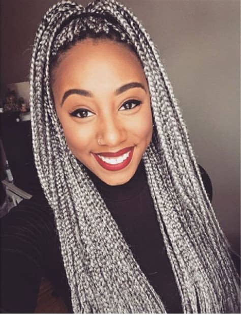 Tendance cheveux gris - femme noire et métisse ...