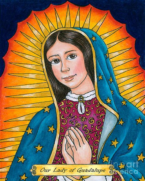 Our Lady Of Guadalupe Bnlpe Painting By Brenda Nippert Fine Art America