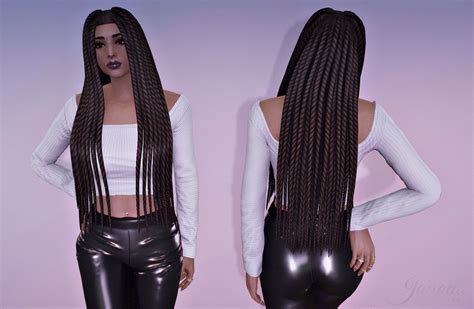 Long Braids Hairstyle For Mp Female Gta5