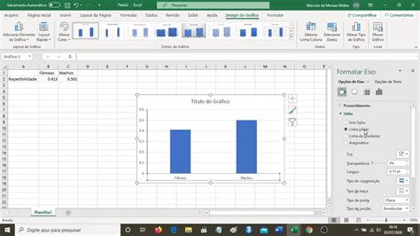 Tutorial Gráfico de barras no Excel YouTube