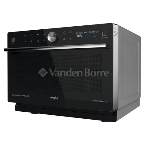 This exclusive whirlpool function allows for perfectly golden brown results both on the top and bottom surfaces of the food. WHIRLPOOL MWP 3391 SB Supreme Chef chez Vanden Borre ...