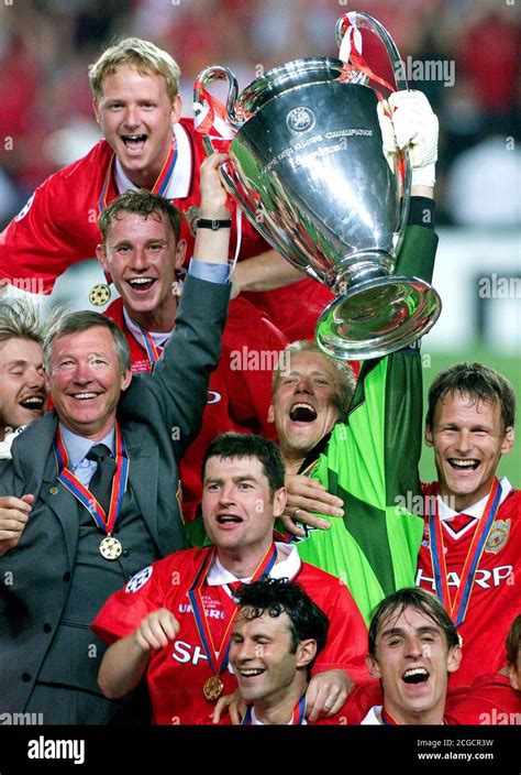 1999 Treble Champions League Trophy Photo Choose Size Manchester United