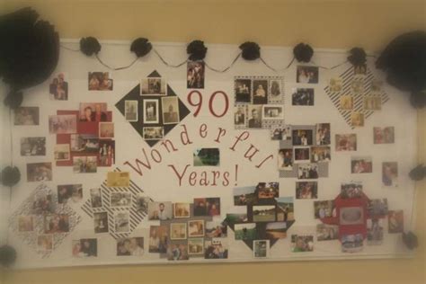 It is necessary to plan the party on the lines of the birthday boy or girl's enthusiasm level. 90th Birthday Photo Decorations - 11 Creative Ways to ...