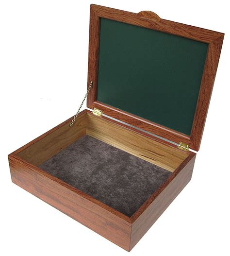 handcrafted wood box large keepsake box made of bubinga spalted maple