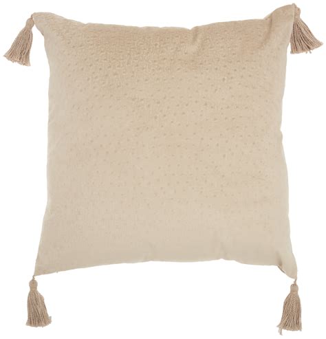 Nourison Life Styles Beige Decorative Throw Pillow 20 X 20