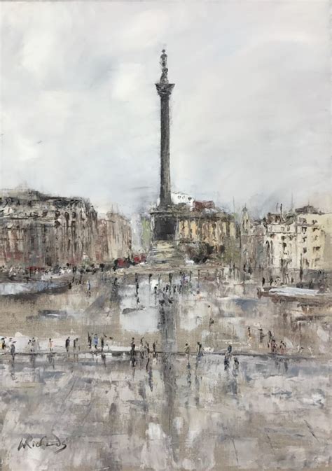 Trafalgar Square Oil On Linen Canvas Wendy Richards Art