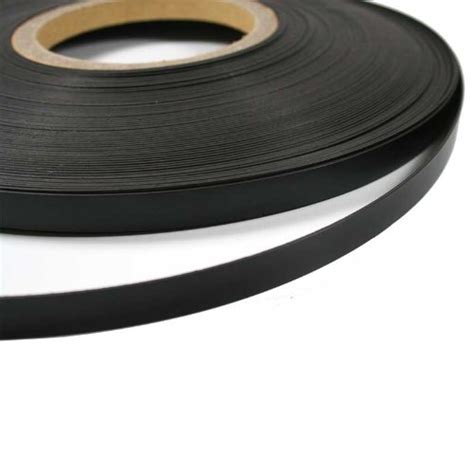 Gloss Black Magnetic Whiteboard Tape 10mm X 15mm Thick 1 Metre