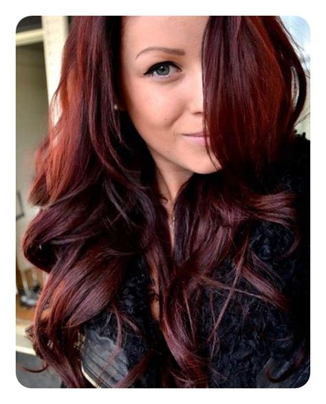 Dark brown hair with caramel blonde highlights. 72 Stunning Red Hair Color Ideas With Highlights
