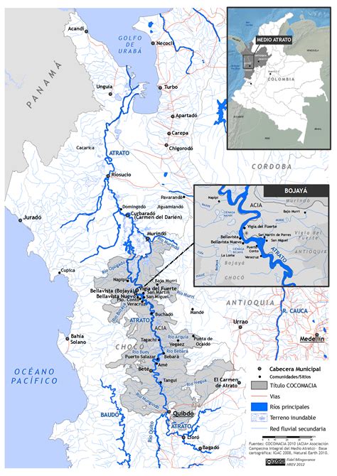 Rio Atrato Colombia Map