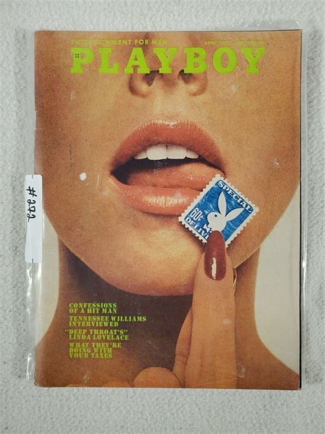 Playboy Magazine Back Issue April Playmate Julie Woodson Linda