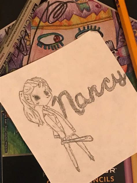 Nancy Drawing As Requested Stranger Things Amino