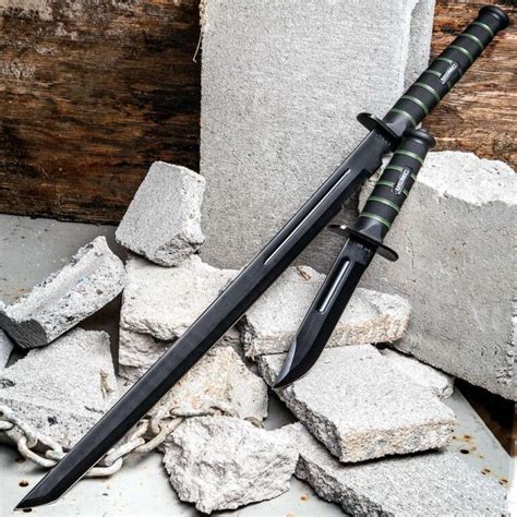 Usmc Blackout Tanto Sword With Nylon Sheath Uc3157 Weapons Galore