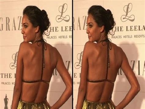 Lisa Haydon Goes Part Topless At Grazia Awards Bollywood Country