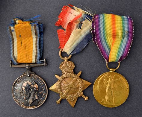 Canada Set Of 3 World War I Medals Medical Corps