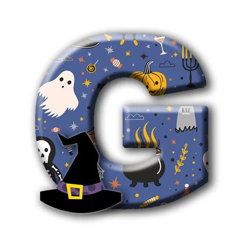 Take each letter in your name and convert it to a number. Buchstabe - Letter G | Halloween scrapbook, Halloween iii ...