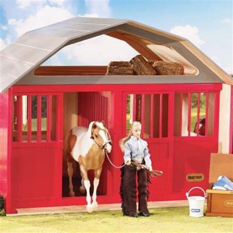Breyer Traditional Deluxe Two Stall Stable — Farm Toys Online