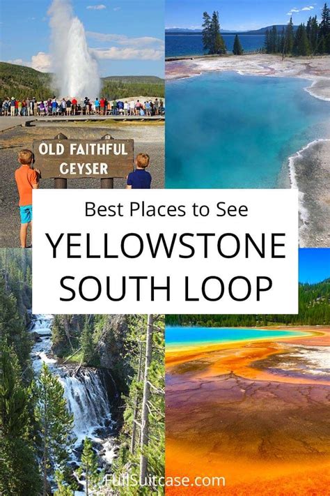 Yellowstone South Loop 27 Places To See And Things To Do Map And Tips