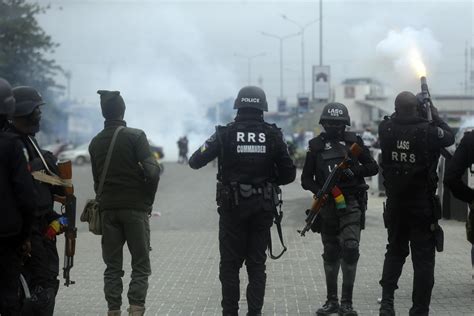 Nigerian Police Fire Tear Gas At Anniversary Of Protest Ap News