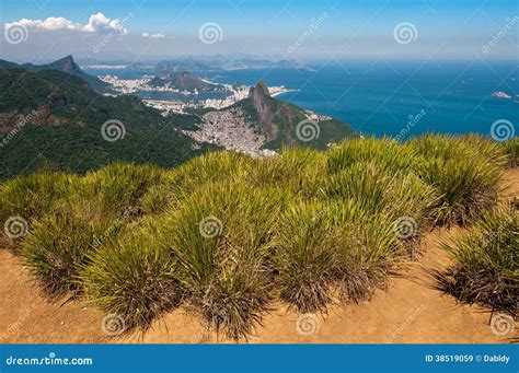 Scenic Rio De Janeiro Aerial View Stock Image Image Of Ipanema Green