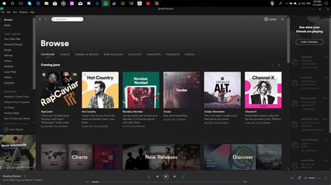 Spotify App Browse Tab Peatix