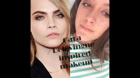 Cara Delevingne Inspired Makeup Tutorial Youtube