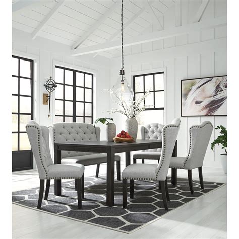 The zenfield coffee table is perfect for homes with an industrial and modern flair. Ashley Furniture Jeanette Rectangular Dining Room Table | A1 Furniture & Mattress | Dining Tables