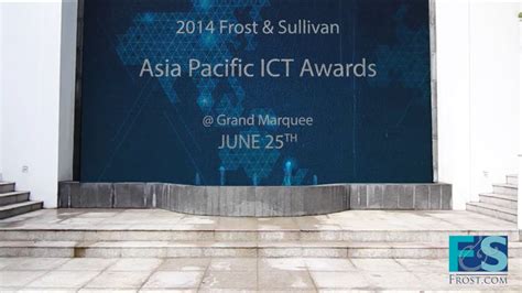 frost and sullivan asia pacific ict awards 2014 youtube