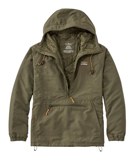 Mens Mountain Classic Insulated Anorak Insulated Jackets At Llbean