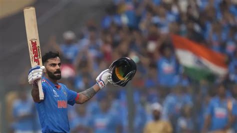 Virat Kohli Achieves The Unthinkable With 50th Odi Century During Ind Vs Nz Cricket World Cup