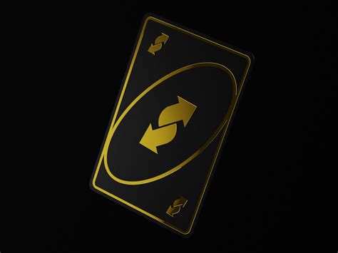 Artstation Golden Uno Reverse Card