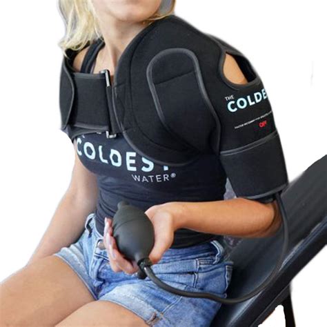 Buy The Coldest Shoulder Ice Pack With Air Compression Hotcold Leftright Reusable Shoulder