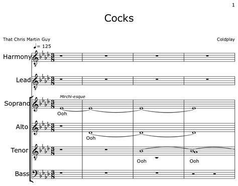 Cocks Sheet Music For Piano
