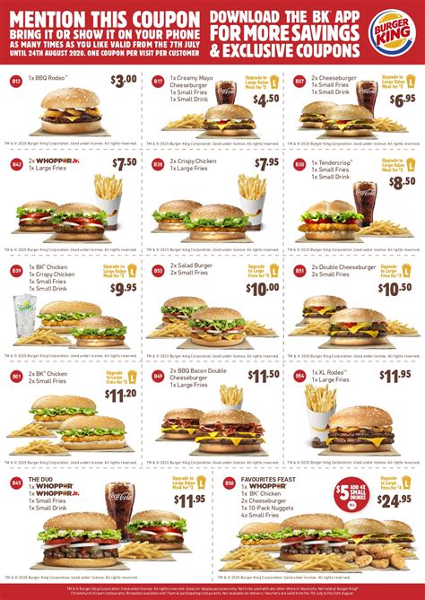 Burger King Coupons Printable
