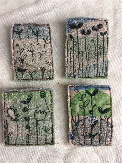 Brooches By Dawn Ireland Textile Embroidery Textile Crafts Types Of